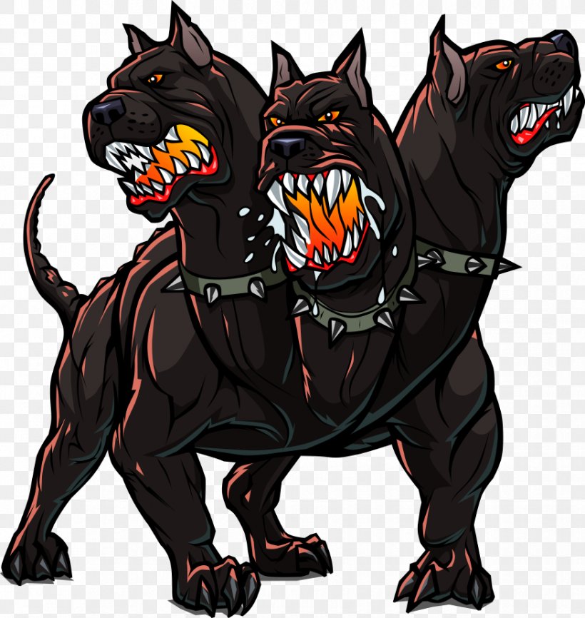 hellhound dog drawing
