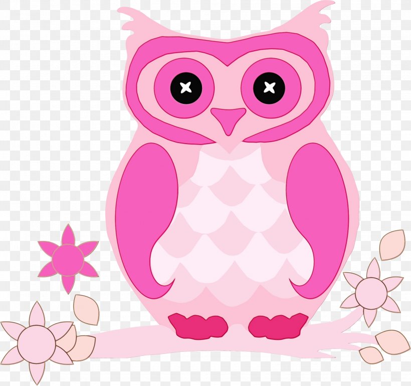 Black-and-white Owl Bird Beak Pink, PNG, 2059x1932px, Watercolor, Beak, Bird, Bird Of Prey, Blackandwhite Owl Download Free