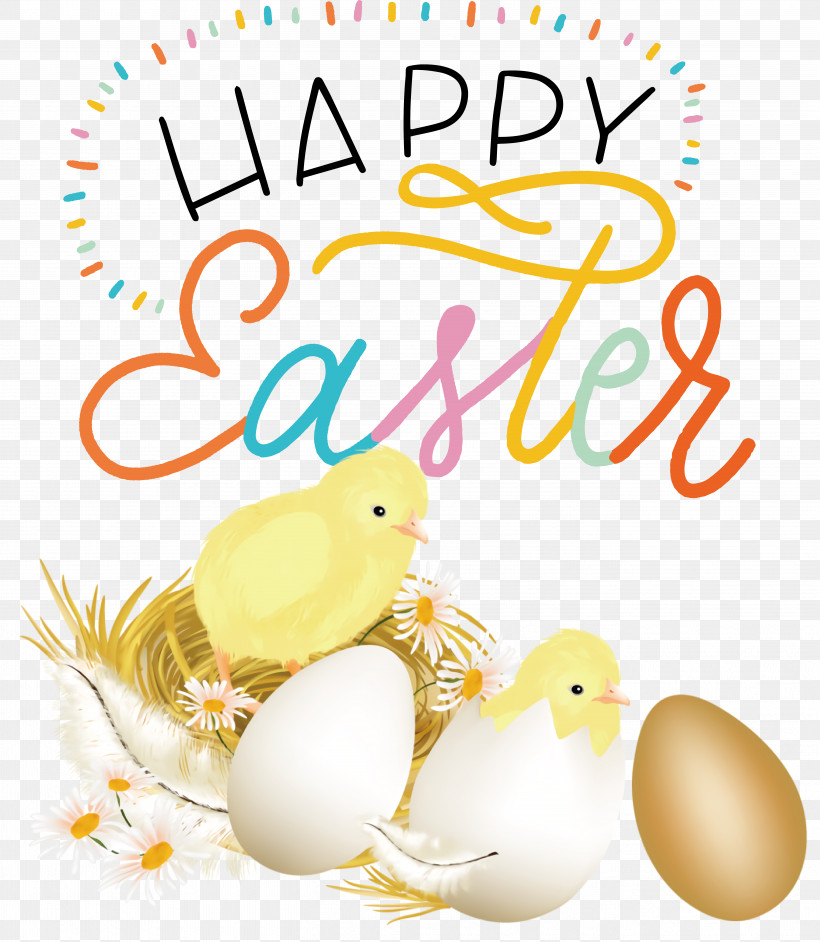 Easter Egg, PNG, 5385x6189px, Easter Egg, Beak, Egg, Meter, Yellow Download Free