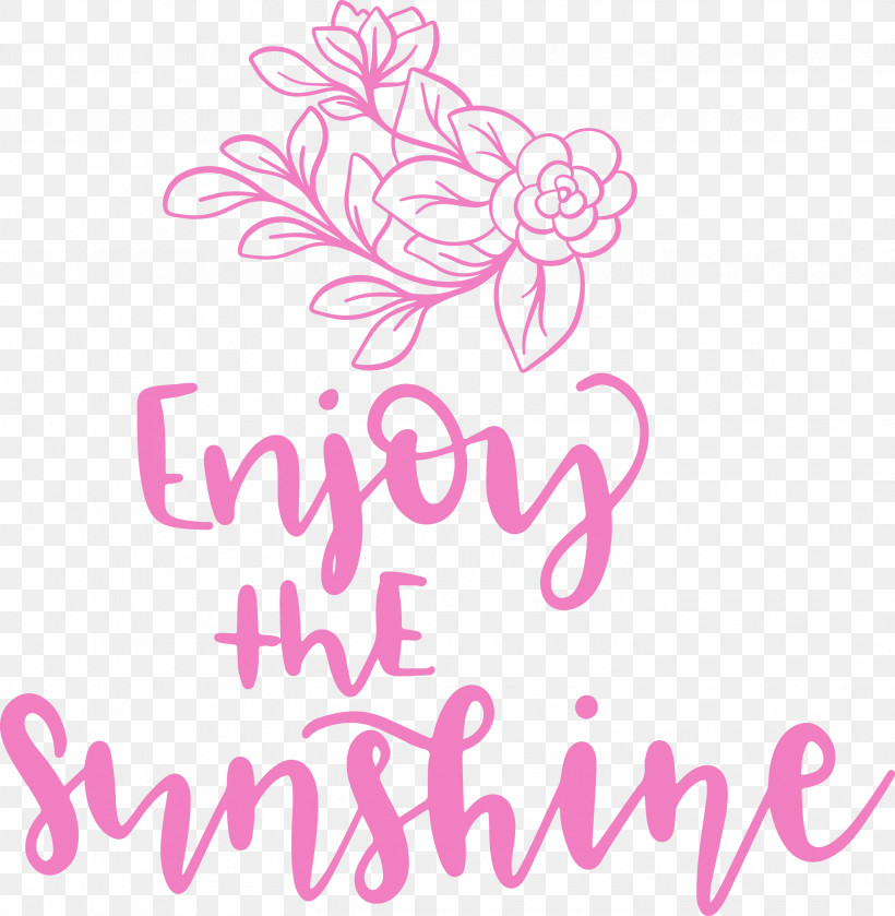 Sunshine Enjoy The Sunshine, PNG, 2932x3000px, Sunshine, Floral Design, Geometry, Line, Logo Download Free