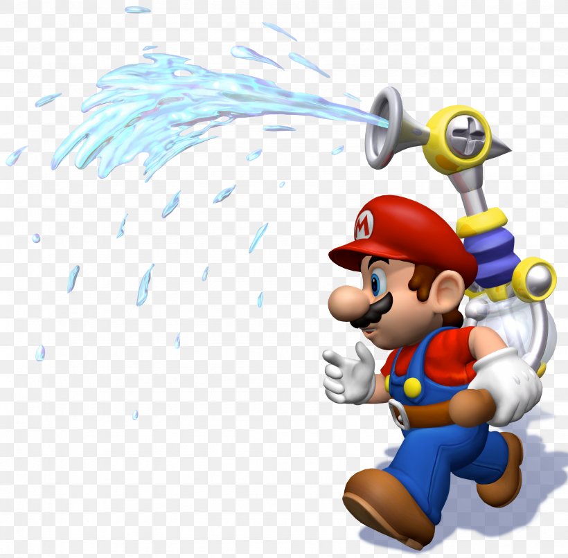 Super Mario Sunshine Super Mario Galaxy GameCube Super Mario 64 Video Games, PNG, 2761x2717px, Super Mario Sunshine, Animated Cartoon, Bowser, Cartoon, Fictional Character Download Free