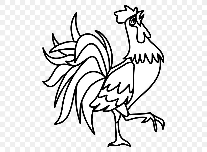 Rooster Chicken Drawing Coloring Book Sign, PNG, 600x600px, Rooster, Art, Artwork, Beak, Bird Download Free
