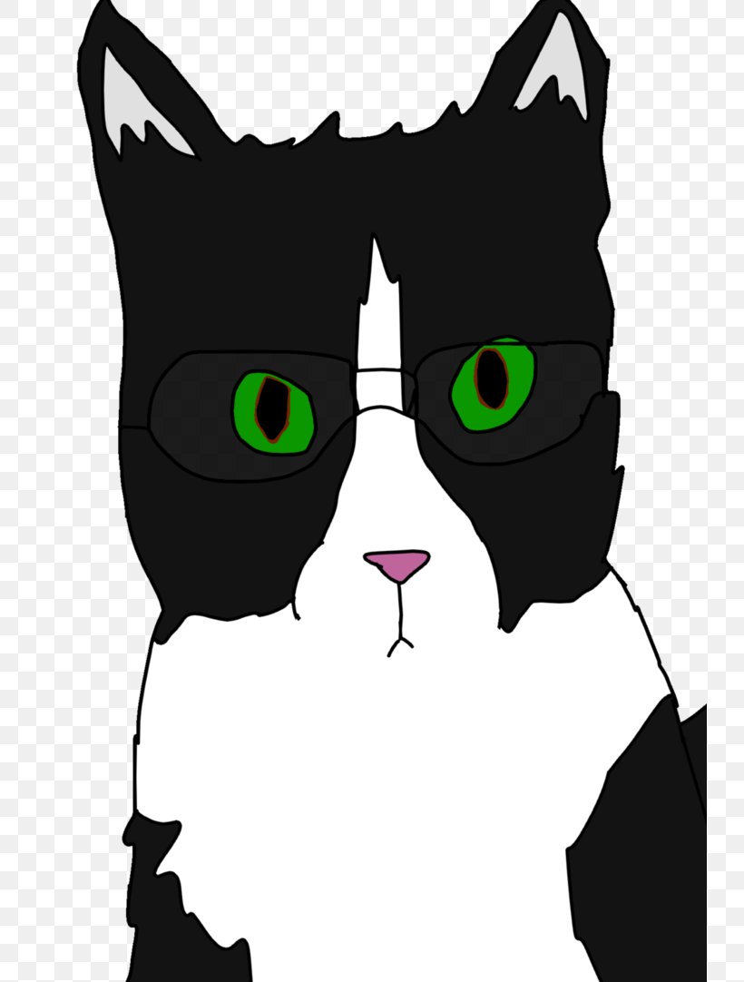 Whiskers Cat Clip Art Illustration Glasses, PNG, 739x1082px, Whiskers, Carnivoran, Cat, Cat Like Mammal, Character Download Free