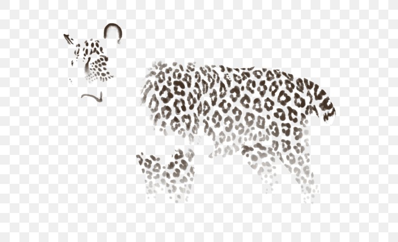 Jaguar Leopard Rosette Cheetah Felidae, PNG, 640x500px, Jaguar, Animal Figure, Big Cats, Black, Black And White Download Free