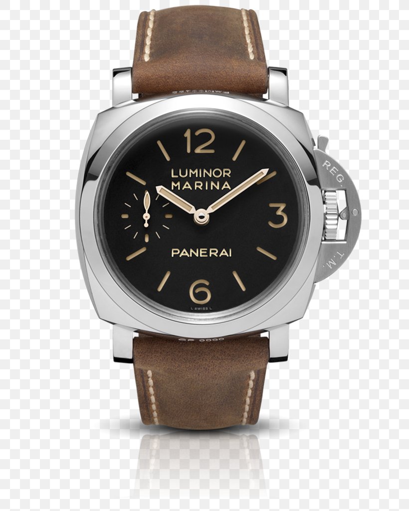 Panerai Men's Luminor Marina 1950 3 Days Automatic Watch Power Reserve Indicator, PNG, 646x1024px, Panerai, Automatic Watch, Brand, Brown, Chronometer Watch Download Free