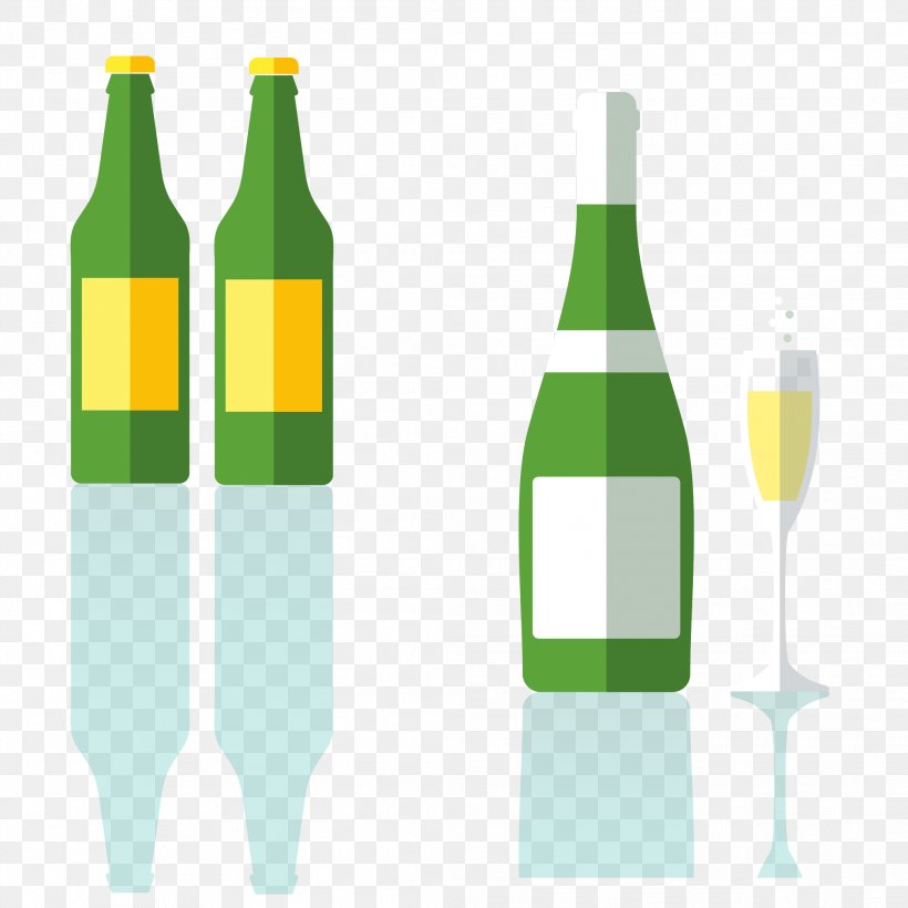 Wine Beer Bottle Glass Bottle, PNG, 2083x2083px, Wine, Beer, Beer Bottle, Bottle, Designer Download Free