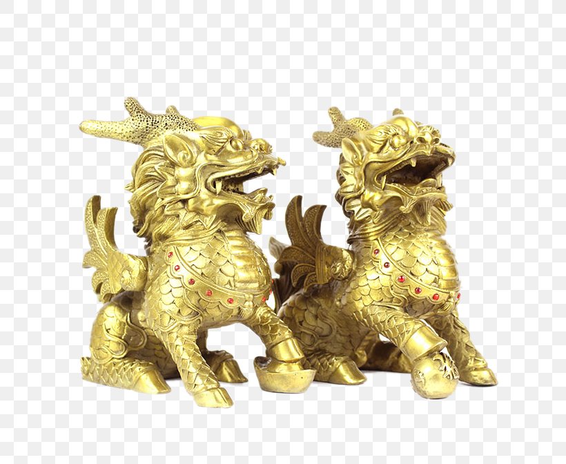 Qilin, PNG, 790x672px, Qilin, Brass, Bronze, Figurine, Gold Download Free