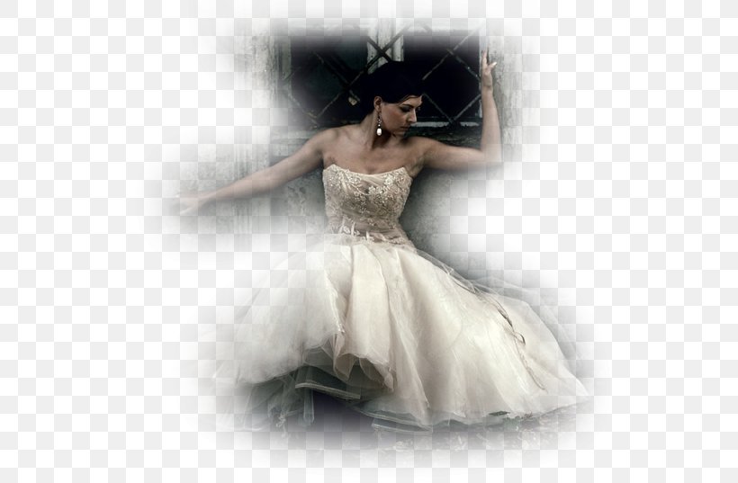 Wedding Dress Cocktail Dress Shoulder Gown, PNG, 546x537px, Watercolor, Cartoon, Flower, Frame, Heart Download Free