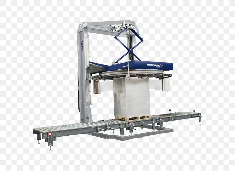 Machine Stretch Wrap Pallet Packaging And Labeling Banderoleuse, PNG, 600x600px, Machine, Al Thika Packaging Llc, Automation, Banderoleuse, Box Download Free