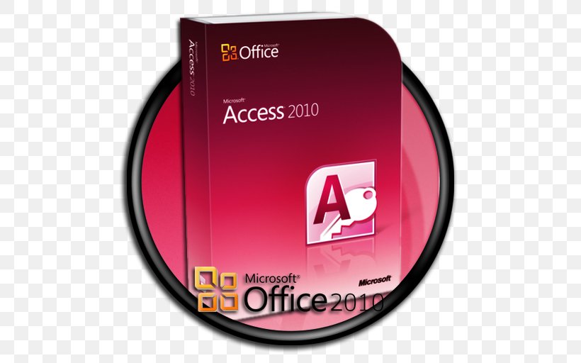 Microsoft Access Microsoft Office 2010 Computer Software, PNG, 512x512px, Microsoft Access, Brand, Component Object Model, Computer Software, Database Download Free