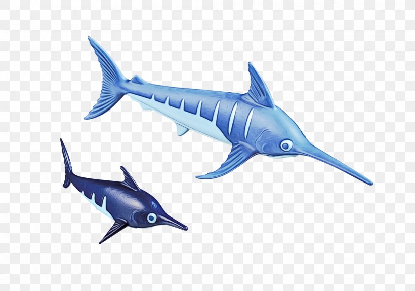 Shark, PNG, 2000x1400px, Watercolor, Animal Figure, Atlantic Blue Marlin, Cartilaginous Fish, Fin Download Free