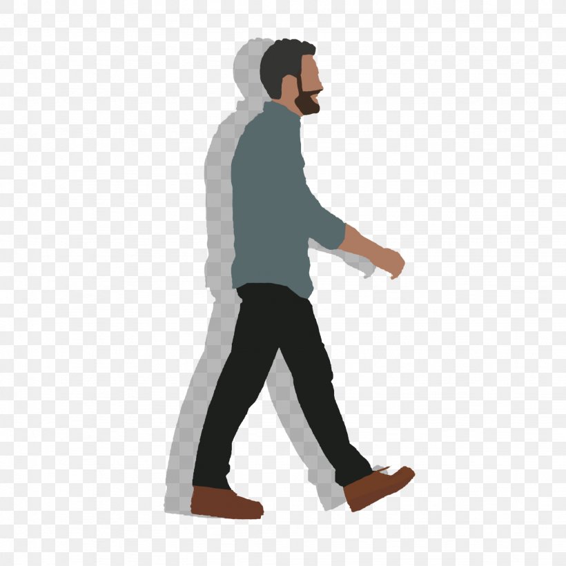 People walking isolated line drawing Royalty Free Vector