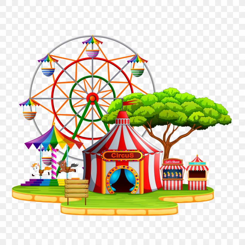 Amusement Park Vector Graphics Royalty-free Illustration Stock Photography, PNG, 2292x2292px, Amusement Park, Area, Entertainment, Park, Photography Download Free