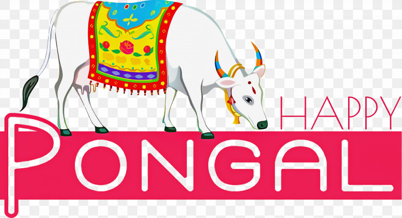 Pongal Happy Pongal, PNG, 3819x2076px, Pongal, Drawing, Happy Pongal, Line, Logo Download Free