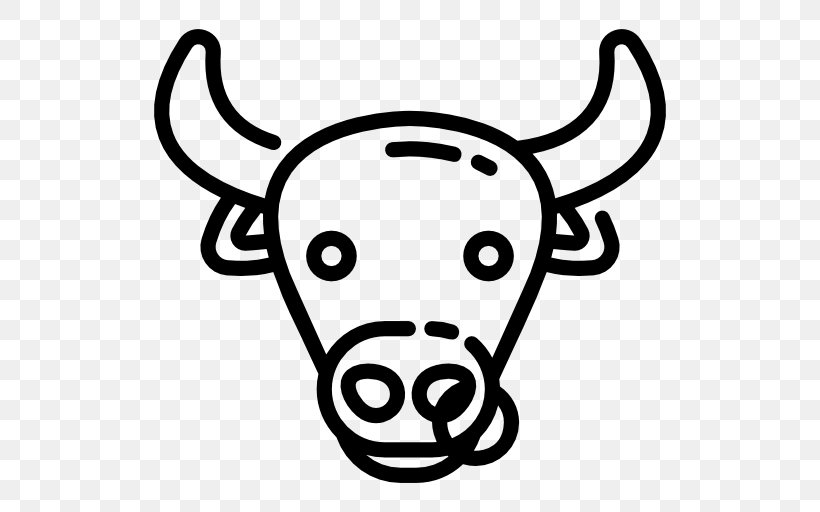 Taurus, PNG, 512x512px, Taurus, Astrological Sign, Black And White, Cattle Like Mammal, Face Download Free