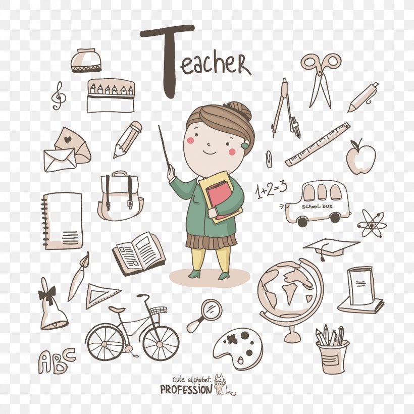 Vector Graphics Teachers' Day Portable Network Graphics World Teacher's Day, PNG, 1280x1280px, Teacher, Art, Cartoon, Education, Profession Download Free