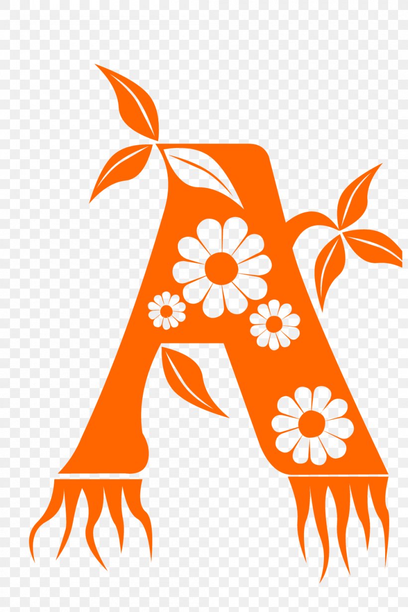 Letter A Floral Style., PNG, 1000x1500px, Tshirt, Alphabet, Area, Art, Artwork Download Free