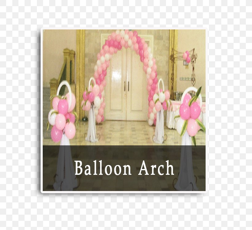 Picture Frames Pink M Balloon Party Hall, PNG, 699x750px, Picture Frames, Arch, Balloon, Floral Design, Hall Download Free