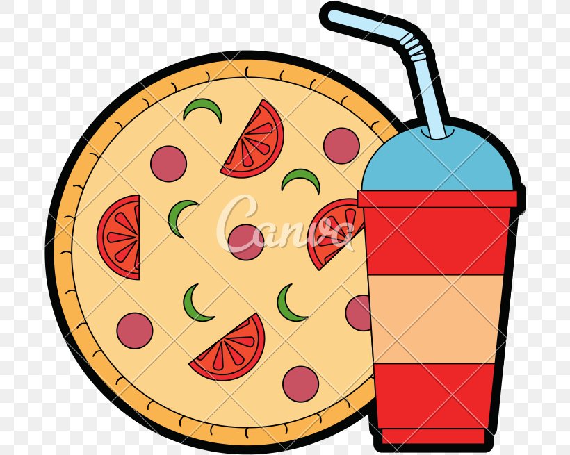 Clip Art Pizza Italian Cuisine Fizzy Drinks Italian Soda, PNG, 694x655px, Pizza, Artwork, Cherry, Drink, Fast Food Download Free