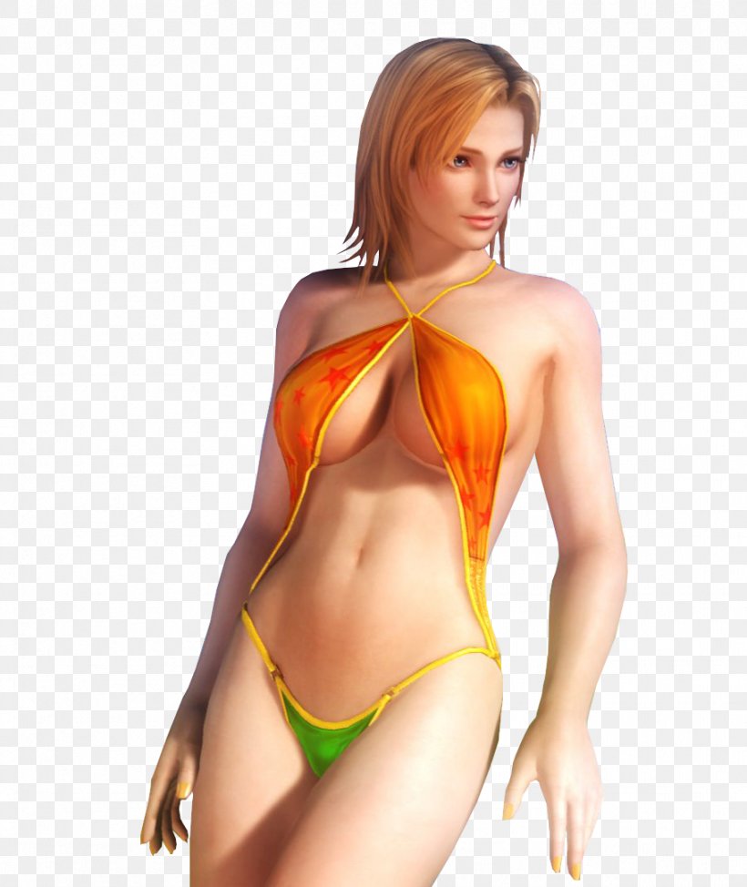 Dead Or Alive 5 Last Round Dead Or Alive Xtreme Beach Volleyball Tina Armstrong, PNG, 909x1080px, Watercolor, Cartoon, Flower, Frame, Heart Download Free