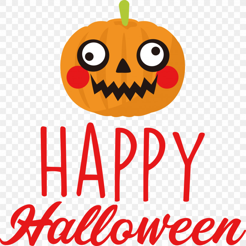 Happy Halloween, PNG, 2998x3000px, Happy Halloween, Fruit, Geometry, Line, Logo Download Free