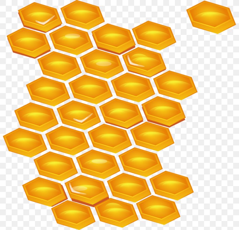 Honeycomb Bee Clip Art, PNG, 800x791px, Honeycomb, Bee, Beehive, Drawing, Material Download Free