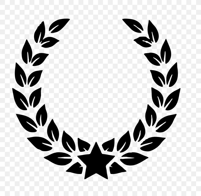 Laurel Wreath Clip Art, PNG, 800x800px, Laurel Wreath, Black And White, Depositphotos, Flower, Icon Design Download Free