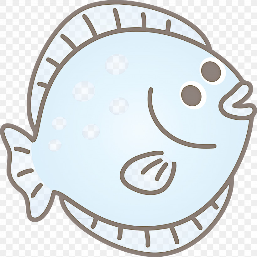 Line Art Coloring Book Smile Oval Sticker, PNG, 2992x3000px, Flounder, Cartoon Flounder, Coloring Book, Fish, Line Art Download Free
