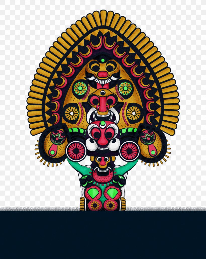 Padayani Graphic Design Art Dance, PNG, 1400x1765px, Padayani, Art, Culture, Dance, Folk Dance Download Free