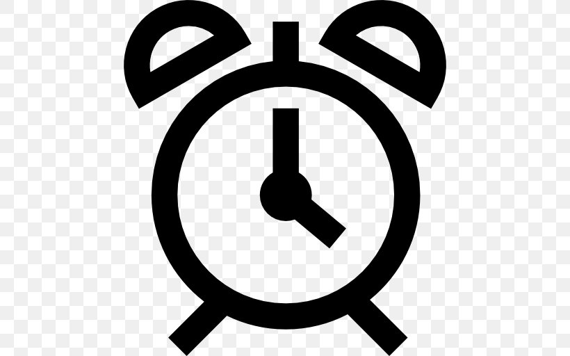 Alarm Clocks Electric Clock Clip Art, PNG, 512x512px, Alarm Clocks, Alarm Device, Area, Black And White, Bluetooth Download Free