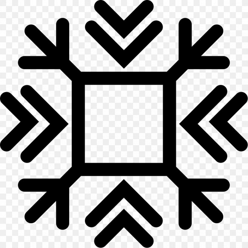 Snowflake Clip Art, PNG, 981x981px, Snowflake, Area, Black And White, Brand, Drawing Download Free