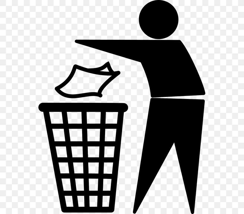 Tidy Man Logo Rubbish Bins & Waste Paper Baskets Clip Art, PNG, 561x720px, Tidy Man, Area, Artwork, Black, Black And White Download Free