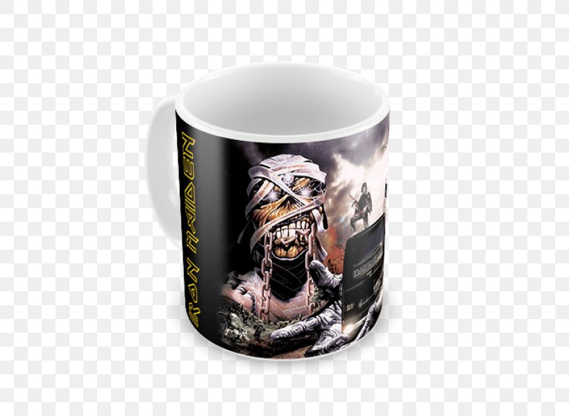 Iron Maiden Tour Bus Eddie Mug, PNG, 600x600px, Iron Maiden Tour, Bus, Canvas, Drinkware, Eddie Download Free