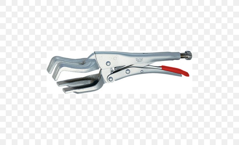 Locking Pliers Knipex Welding Hand Tool, PNG, 500x500px, Pliers, Clamp, Cutting Tool, Diagonal Pliers, Fclamp Download Free