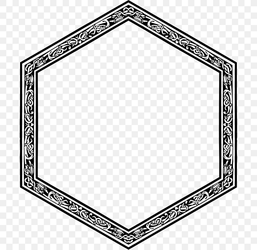 Picture Frames Clip Art, PNG, 694x800px, Picture Frames, Area, Black, Black And White, Drawing Download Free