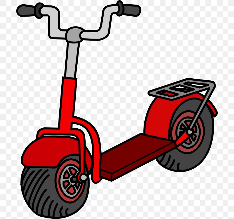 Kick Scooter Clip Art, PNG, 708x766px, Scooter, Automotive Design, Bicycle Accessory, Electric Motorcycles And Scooters, Free Content Download Free