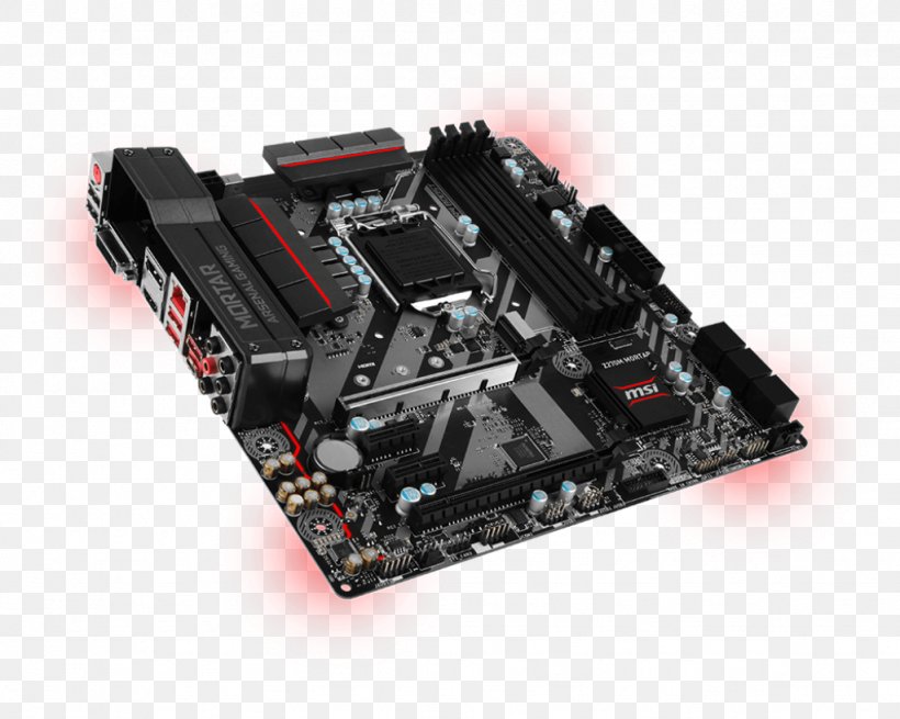 LGA 1151 MicroATX Land Grid Array DDR4 SDRAM Motherboard, PNG, 1024x819px, Lga 1151, Atx, Computer Component, Computer Cooling, Computer Hardware Download Free