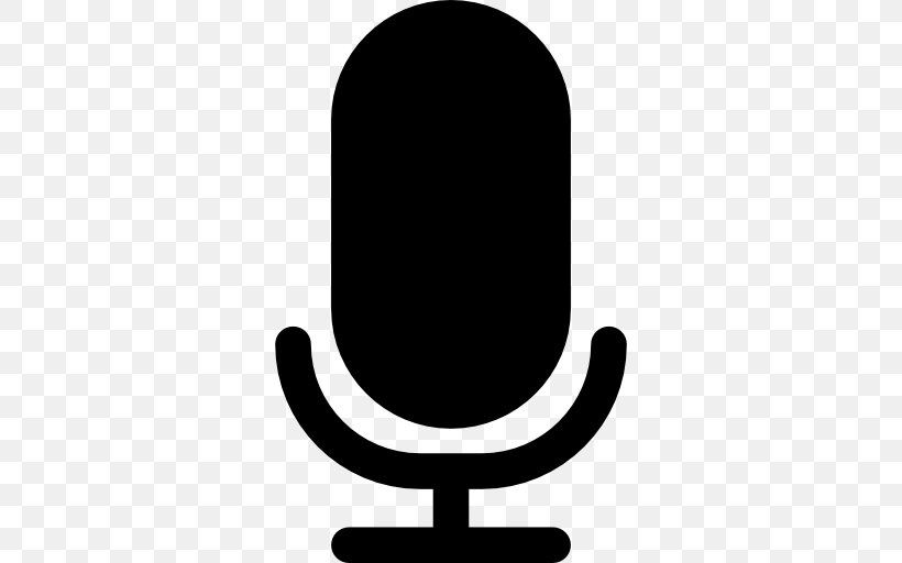 Microphone Sound Recording And Reproduction, PNG, 512x512px, Microphone, Audio, Black And White, Dictation Machine, Microphone Stands Download Free