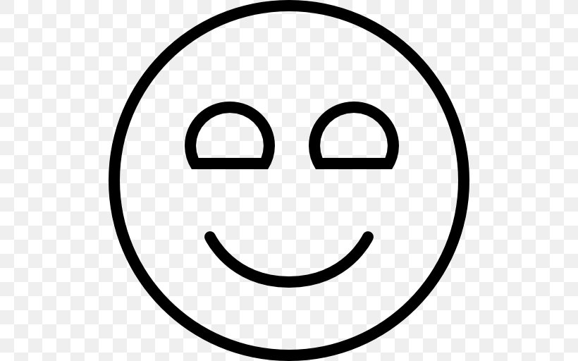 Smiley Emoticon Face, PNG, 512x512px, Smiley, Area, Author, Balloon, Black And White Download Free