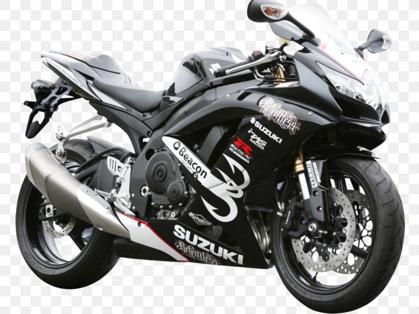 Suzuki GSX-R600 Car Suzuki GSX-R Series Motorcycle, PNG, 1024x768px, Suzuki, Automotive Exhaust, Automotive Exterior, Automotive Tire, Automotive Wheel System Download Free