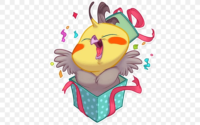 Telegram Sticker Bird Clip Art, PNG, 512x512px, Telegram, Art, Bird, Character, Fiction Download Free