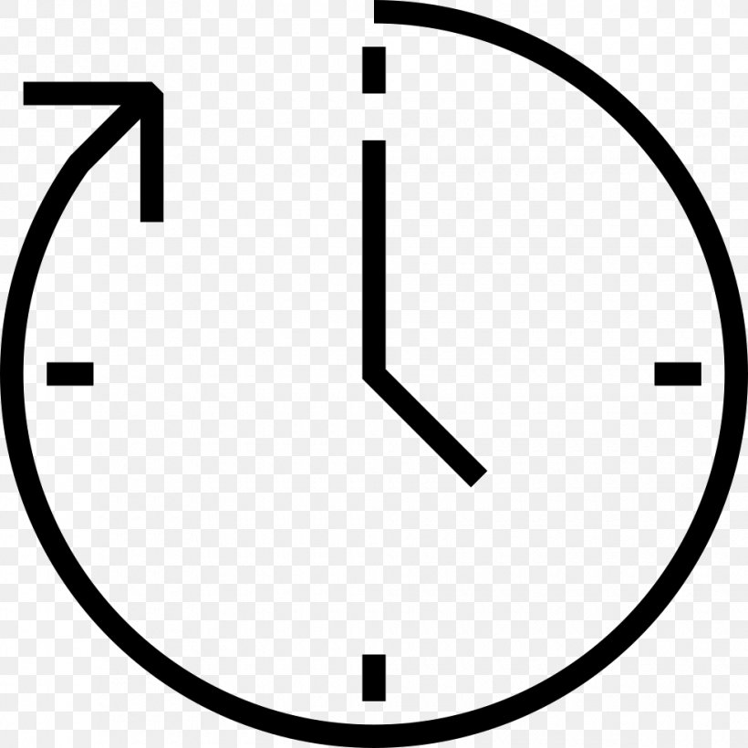 Clockwise Time, PNG, 980x980px, Clockwise, Area, Black And White, Brand, Clock Download Free