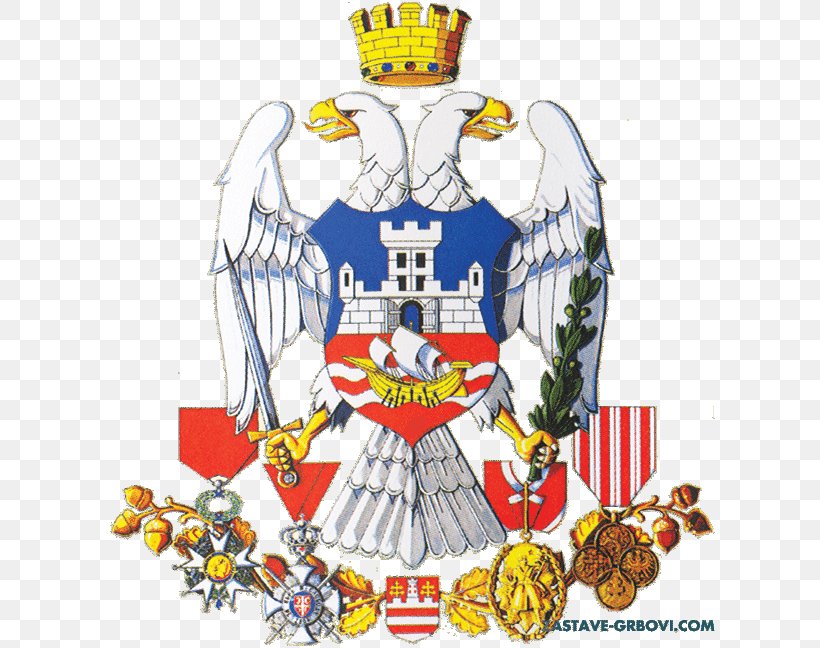 Coat Of Arms Of Belgrade Coat Of Arms Of Serbia Grocka Double-headed Eagle, PNG, 648x648px, Coat Of Arms Of Belgrade, Belgrade, Coat Of Arms, Coat Of Arms Of Albania, Coat Of Arms Of Serbia Download Free