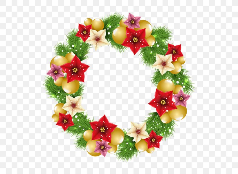 Clip Art Christmas Day Vector Graphics Wreath, PNG, 600x600px, Christmas Day, Christmas Decoration, Christmas Ornament, Fir, Flower Download Free