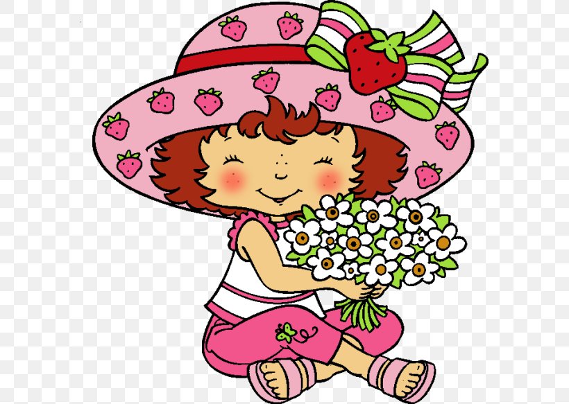 Strawberry Shortcake GIF Illustration God Clip Art, PNG, 588x583px, Watercolor, Cartoon, Flower, Frame, Heart Download Free