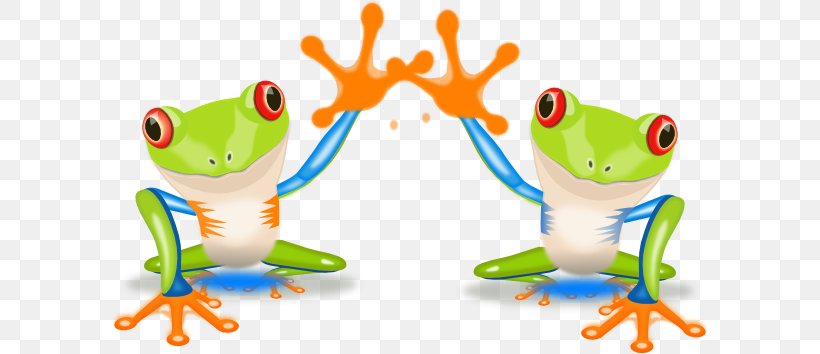 Tree Frog Clip Art, PNG, 600x354px, Frog, Amphibian, Drawing, Organism, Ranidae Download Free