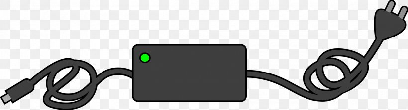 Battery Charger Laptop Power Supply Unit Computer Clip Art, PNG, 2400x654px, Battery Charger, Ac Adapter, Adapter, Cable, Charging Station Download Free
