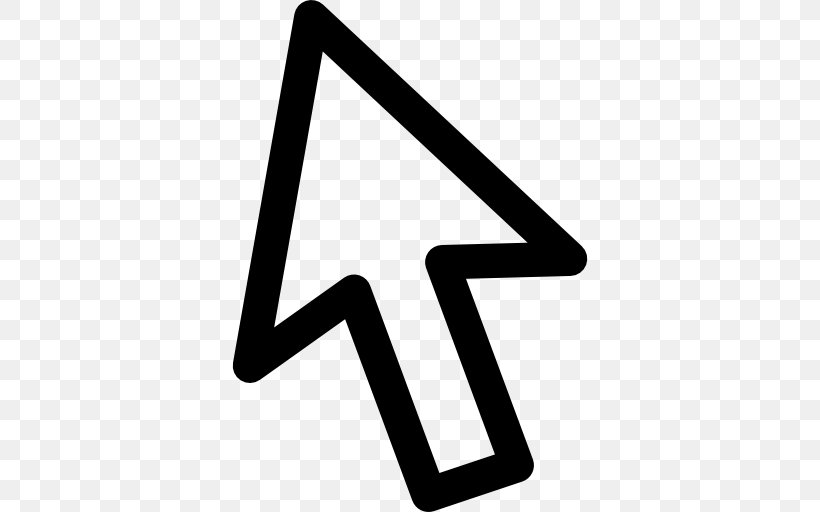 Computer Mouse Pointer Cursor, PNG, 512x512px, Computer Mouse, Black And White, Brand, Cursor, Logo Download Free