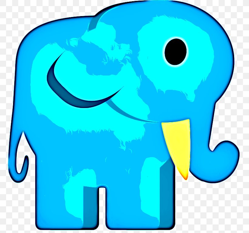 Elephant Background, PNG, 768x768px, Indian Elephant, Aqua, Blue, Elephant, Line Art Download Free