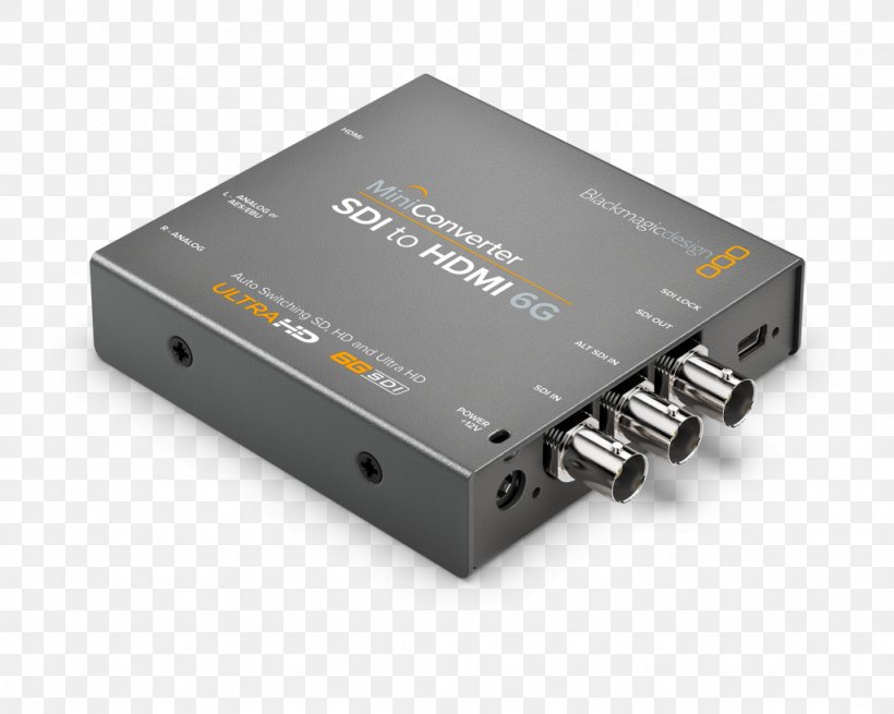 Serial Digital Interface Blackmagic Design 3864 Hdmi To Sdi Micro Converter 4K Resolution, PNG, 1024x819px, 4k Resolution, Serial Digital Interface, Blackmagic Design, Cable, Electronic Component Download Free